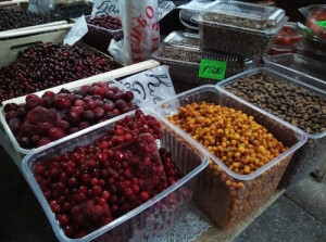 Green Market berry stall